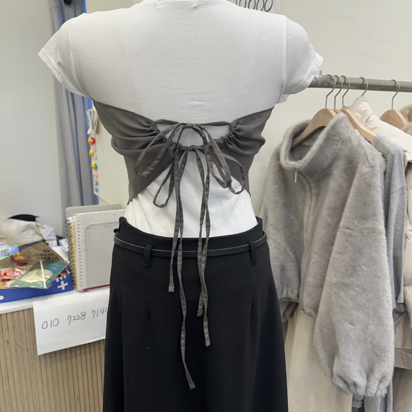 THE LOW韓國代購女士新款職業熱賣真品時尚吊帶背心圍巾THE LOW吊帶/背心