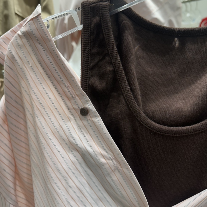 BAIE.38東大門代購女士新款人氣26春夏襯衫蕾絲衫假兩件棉BAIE.38襯衫/蕾絲衫