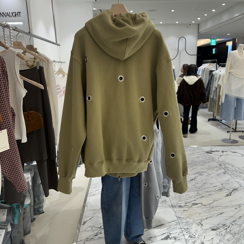 CONNAUGHT/DAILYJUD東大門實拍女裝新款人氣夾克兜帽鏤空CONNAUGHT/DAILYJUD夾克