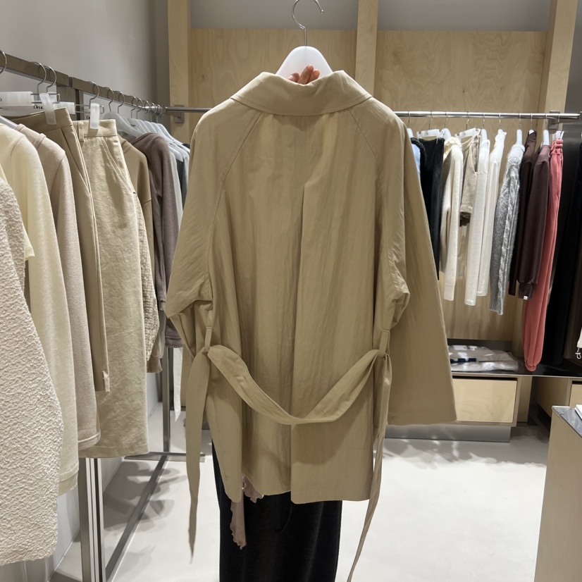 DEUO韓國直郵女裝新品26春夏休閑推薦人氣時尚夾克含腰帶DEUO夾克