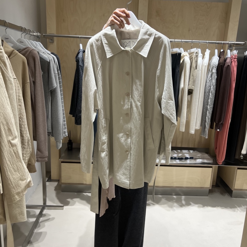 DEUO韓國直郵女裝新品26春夏休閑推薦人氣時尚夾克含腰帶DEUO夾克圖色2