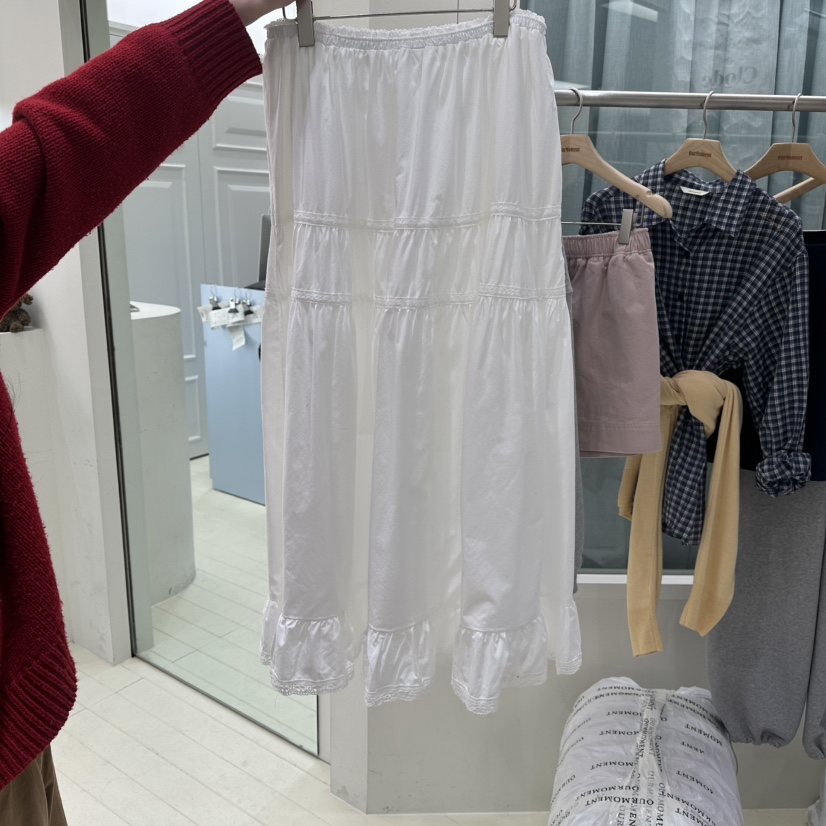 OURMOMENT東大門代購女士新款時尚職業休閑人氣26春夏長裙OURMOMENT長裙