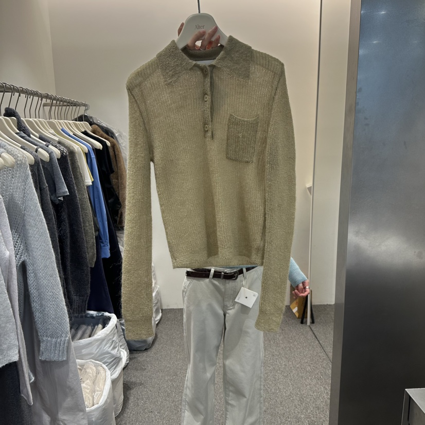 ALTER東大門實拍女士新品時尚熱賣人氣職業休閑真品針織衫Alter針織衫圖色4