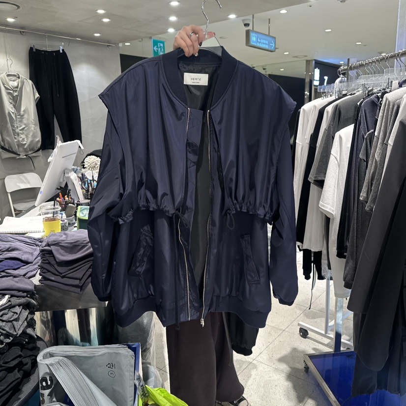 HERTZ-P東大門代購女裝新品職業真品26春夏推薦休閑夾克HERTZ-P夾克圖色1深藍色