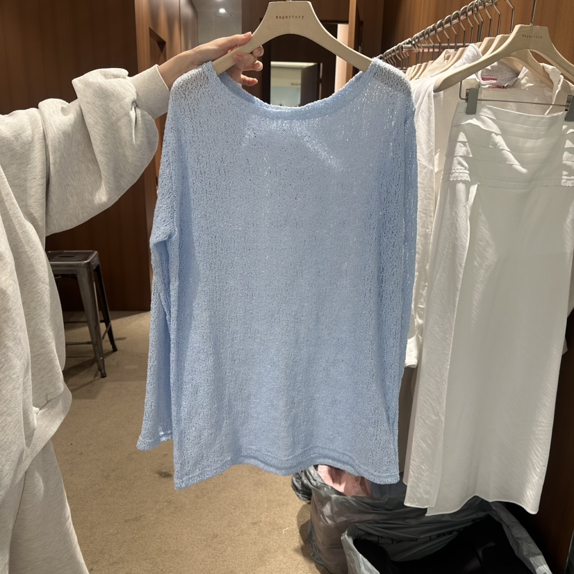 REPERTORY東大門代購女士新款時尚真品熱賣職業休閑長袖T恤REPERTORY長袖T恤圖色3