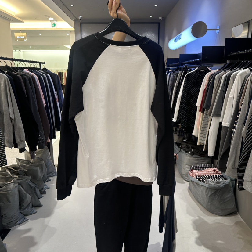 CREDITO韓國代購女士新品休閑推薦時尚人氣熱賣職業長袖T恤CREDITO長袖T恤