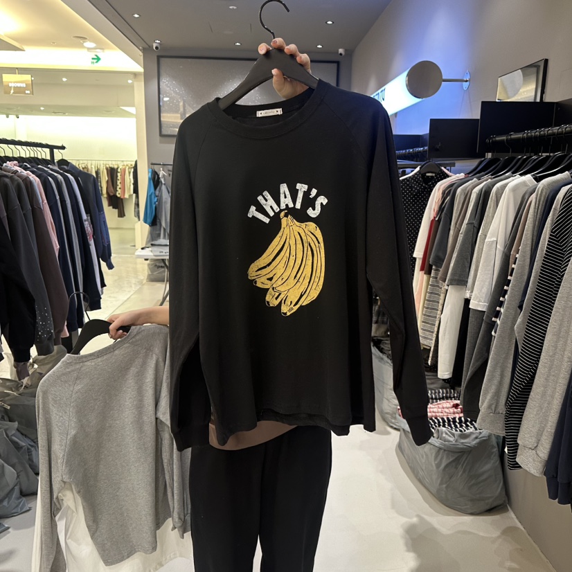 CREDITO韓國直郵女裝新品26春夏職業休閑時尚熱賣長袖T恤CREDITO長袖T恤圖色3