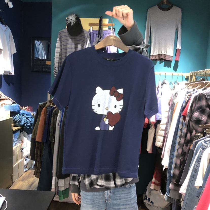 MERCI LINDA東大門實拍女士新品職業真品熱賣26春夏T恤海軍MERCI LINDAT恤圖色4