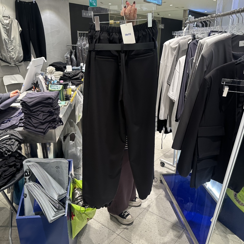 HERTZ-P韓國代購女士新款職業人氣時尚26春夏休閑褲不含腰帶HERTZ-P休閑褲