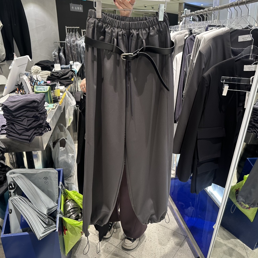 HERTZ-P韓國代購女士新款職業人氣時尚26春夏休閑褲不含腰帶HERTZ-P休閑褲圖色1