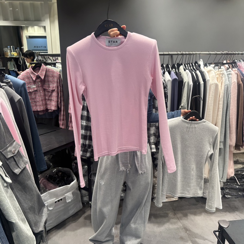 STAR-L東大門實拍女士新款真品職業休閑時尚熱賣長袖T恤STAR-L長袖T恤圖色3