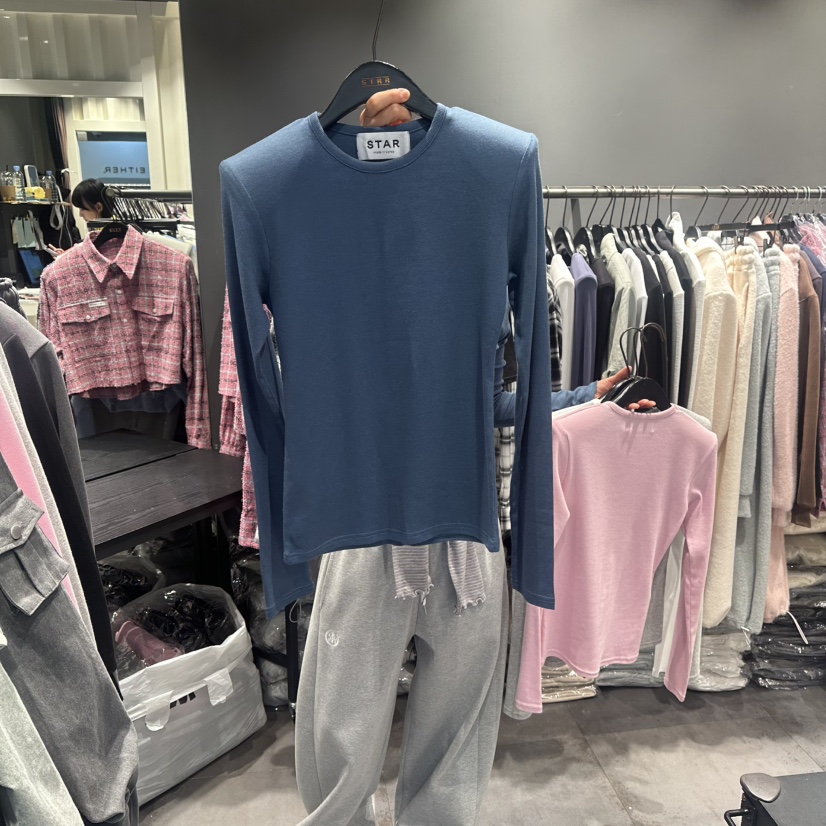 STAR-L東大門實拍女士新款真品職業休閑時尚熱賣長袖T恤STAR-L長袖T恤圖色4