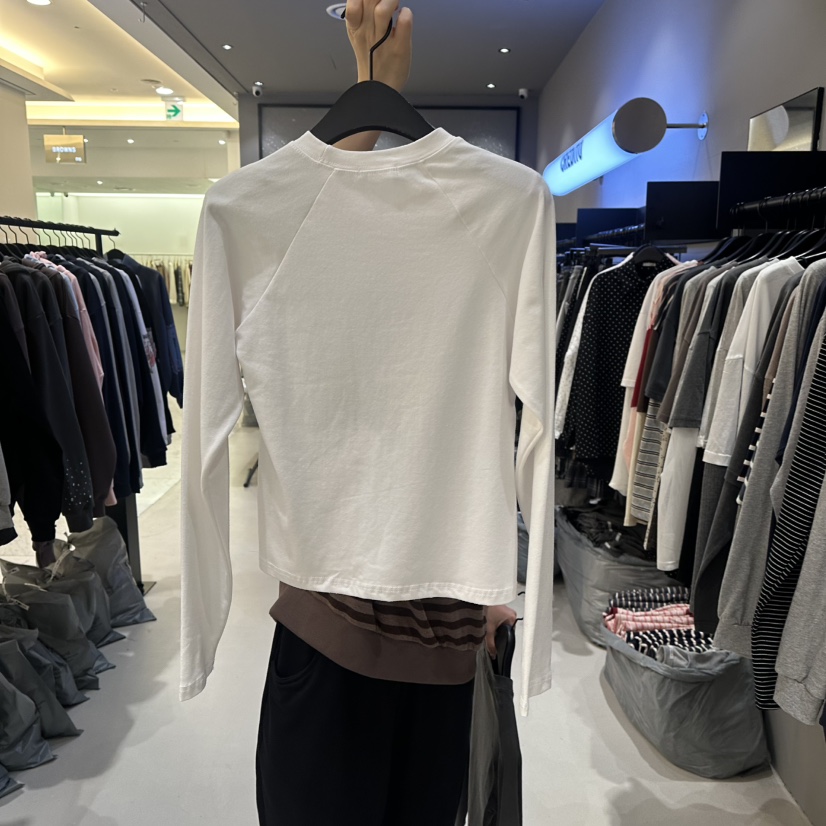 CREDITO東大門直郵女裝新款真品休閑時尚長袖T恤大力水手CREDITO長袖T恤