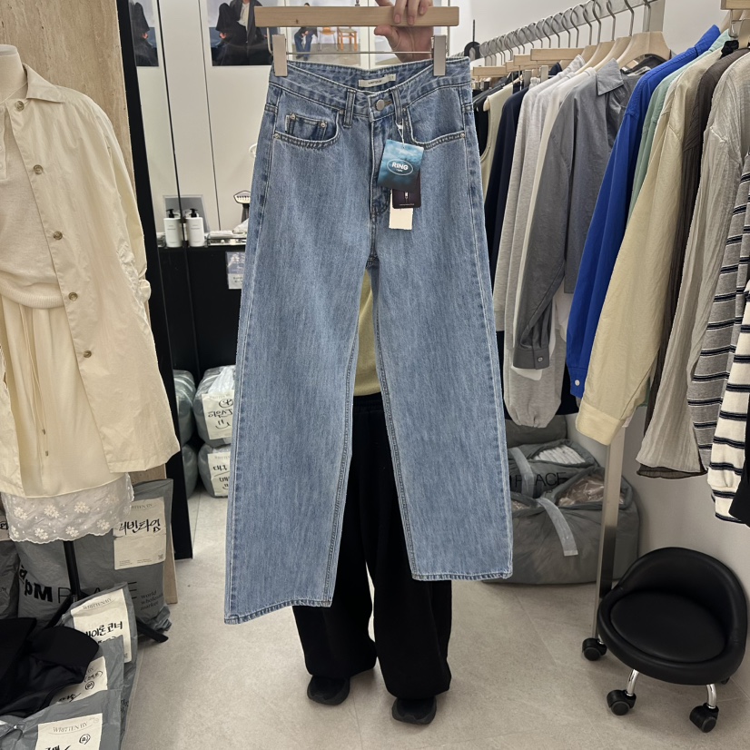 WRITTEN BY韓國代購女士新品休閑推薦真品職業時尚牛仔褲WRITTEN BY牛仔褲圖色1