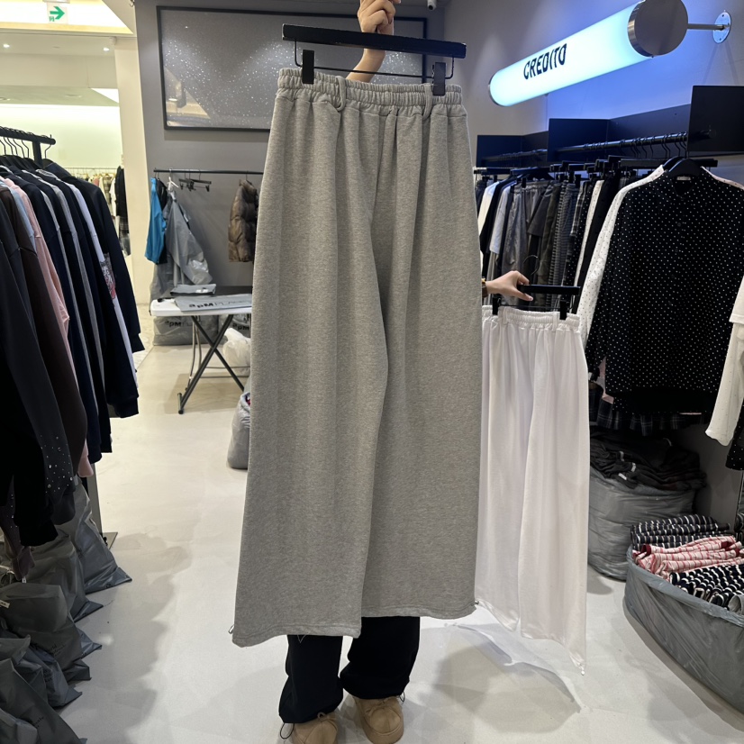 CREDITO東大門實拍女士新品人氣真品熱賣26春夏休閑褲腰帶CREDITO休閑褲