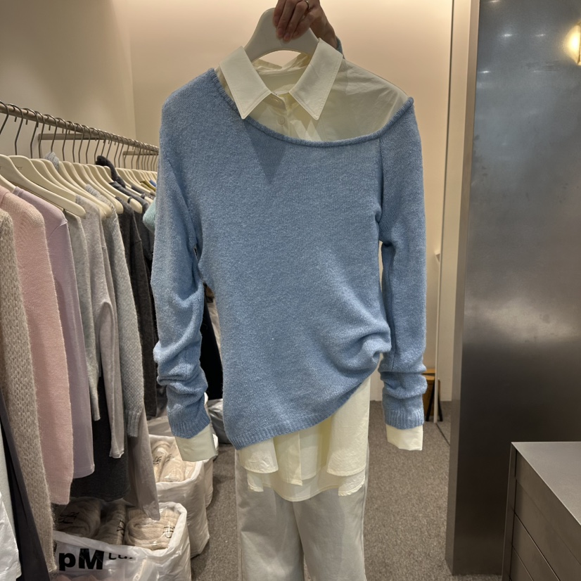 ALTER韓國代購女士新款人氣推薦真品職業熱賣針織衫不含內搭Alter針織衫圖色2