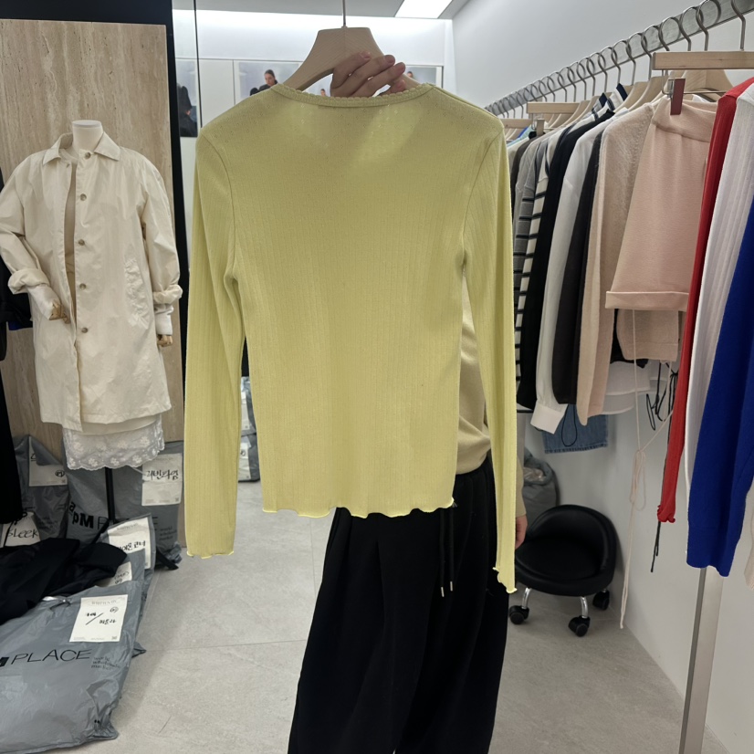 WRITTEN BY韓國代購女士新款26春夏休閑熱賣真品長袖T恤WRITTEN BY長袖T恤