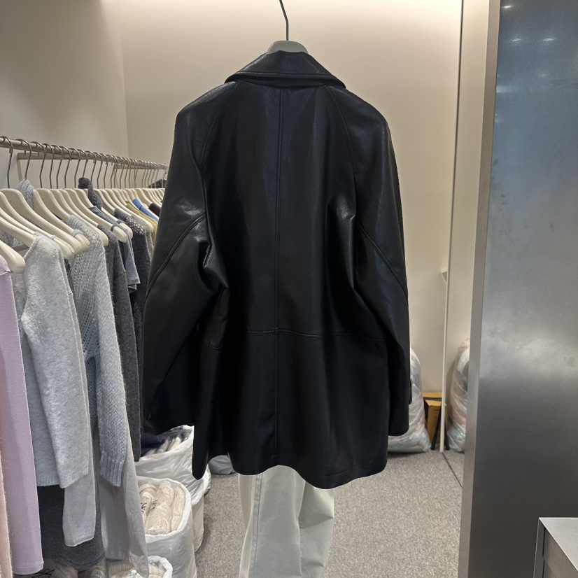 ALTER東大門實拍女裝新品人氣26春夏熱賣真品皮衣皮革雙層Alter皮衣