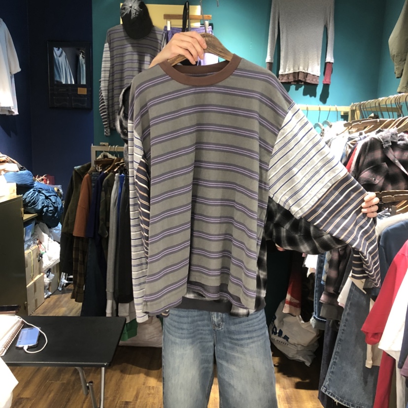 MERCI LINDA韓國代購女士新品推薦職業休閑熱賣人氣長袖T恤MERCI LINDA長袖T恤圖色3