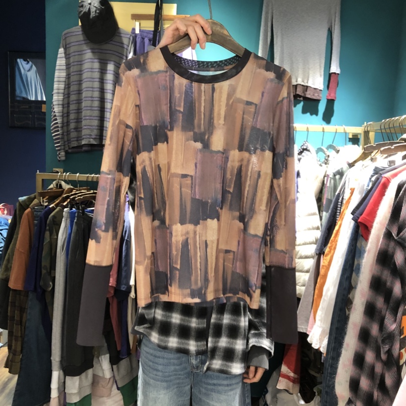 MERCI LINDA韓國直郵女士新款職業真品休閑時尚人氣長袖T恤MERCI LINDA長袖T恤圖色1