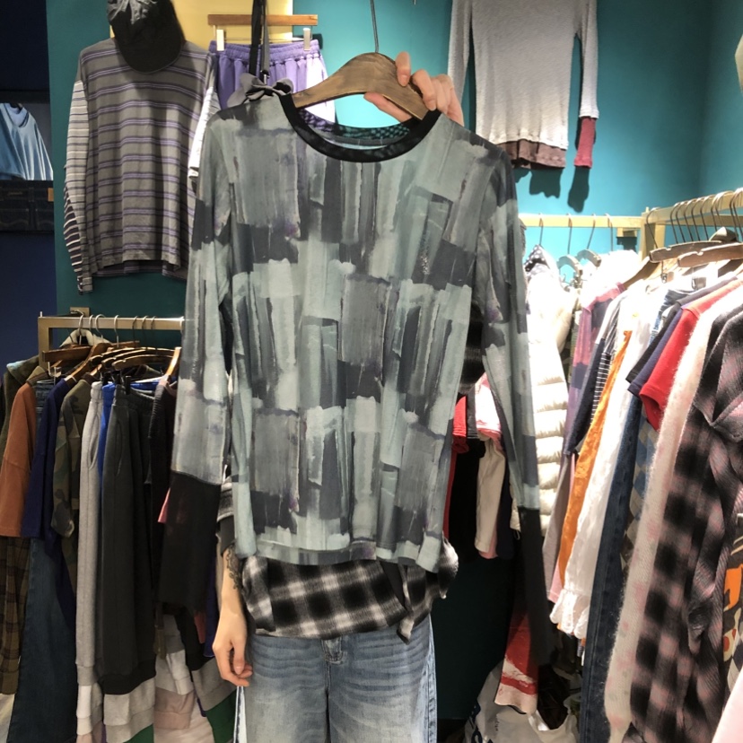 MERCI LINDA韓國直郵女士新款職業真品休閑時尚人氣長袖T恤MERCI LINDA長袖T恤圖色3