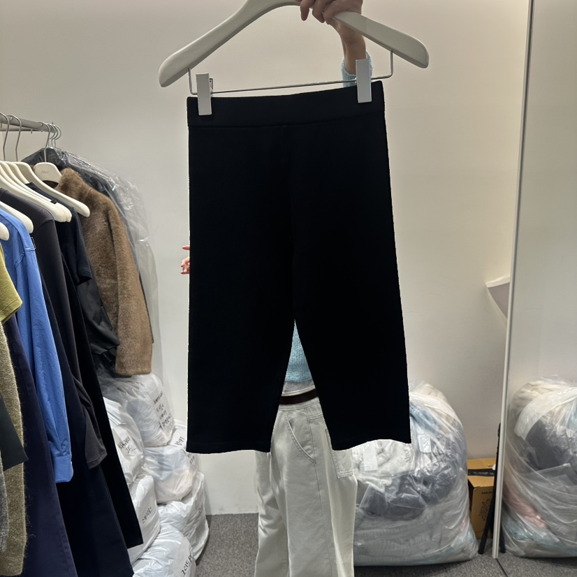 ALTER韓國直郵女士新品職業推薦熱賣時尚26春夏打底褲鯊魚褲Alter打底褲/鯊魚褲圖色3黑色