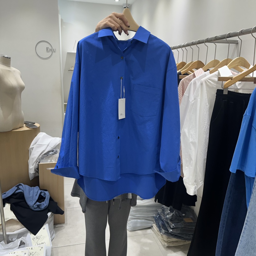 EN.U東大門實拍女裝新品時尚真品職業休閑26春夏襯衫蕾絲衫EN.U襯衫/蕾絲衫圖色1