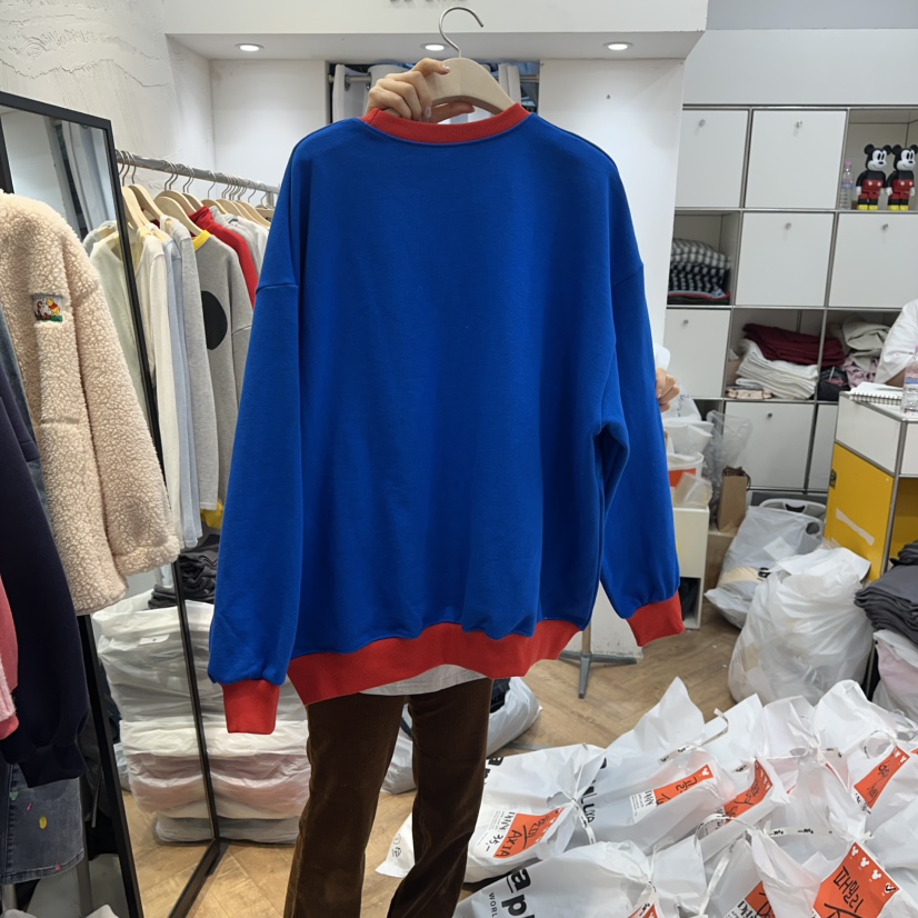 DE LINE東大門代購女士新品人氣26春夏職業休閑推薦衛衣DE LINE衛衣