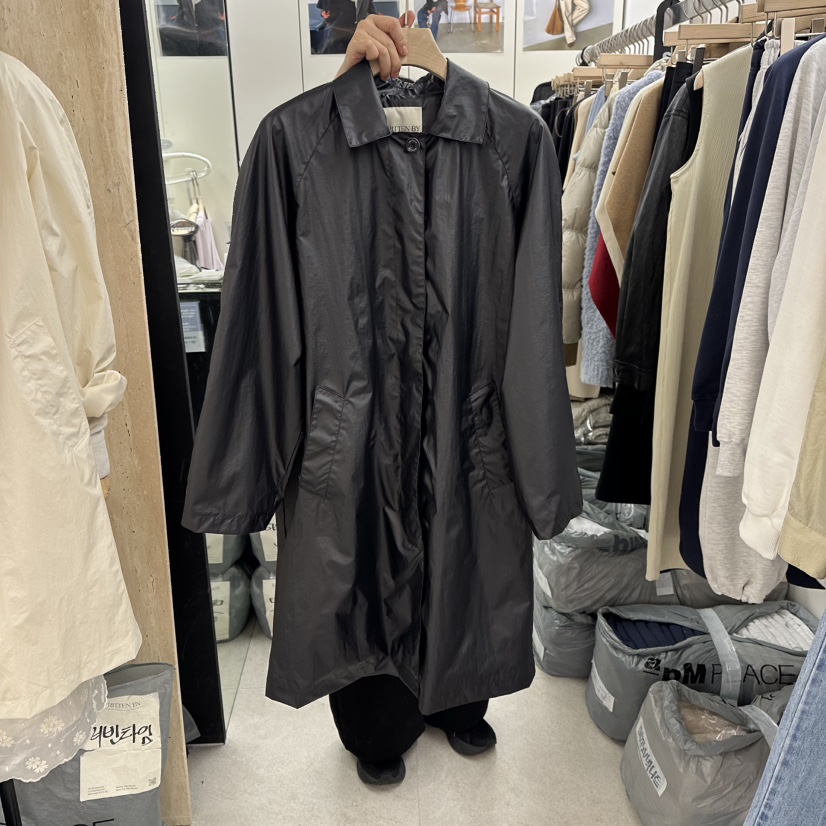 WRITTEN BY東大門實拍女士新品人氣休閑熱賣職業長款風衣WRITTEN BY長款風衣圖色2