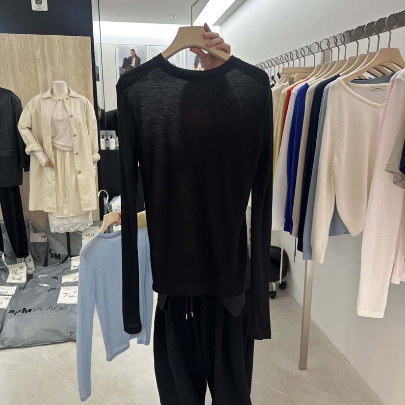 WRITTEN BY韓國直郵女裝新款時尚熱賣職業推薦長袖T恤羊絨WRITTEN BY長袖T恤