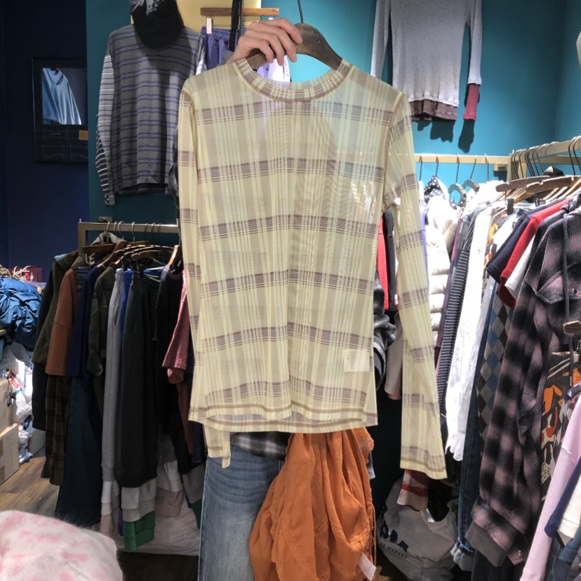 MERCI LINDA韓國直郵女士新品人氣熱賣休閑推薦真品長袖T恤MERCI LINDA長袖T恤圖色1