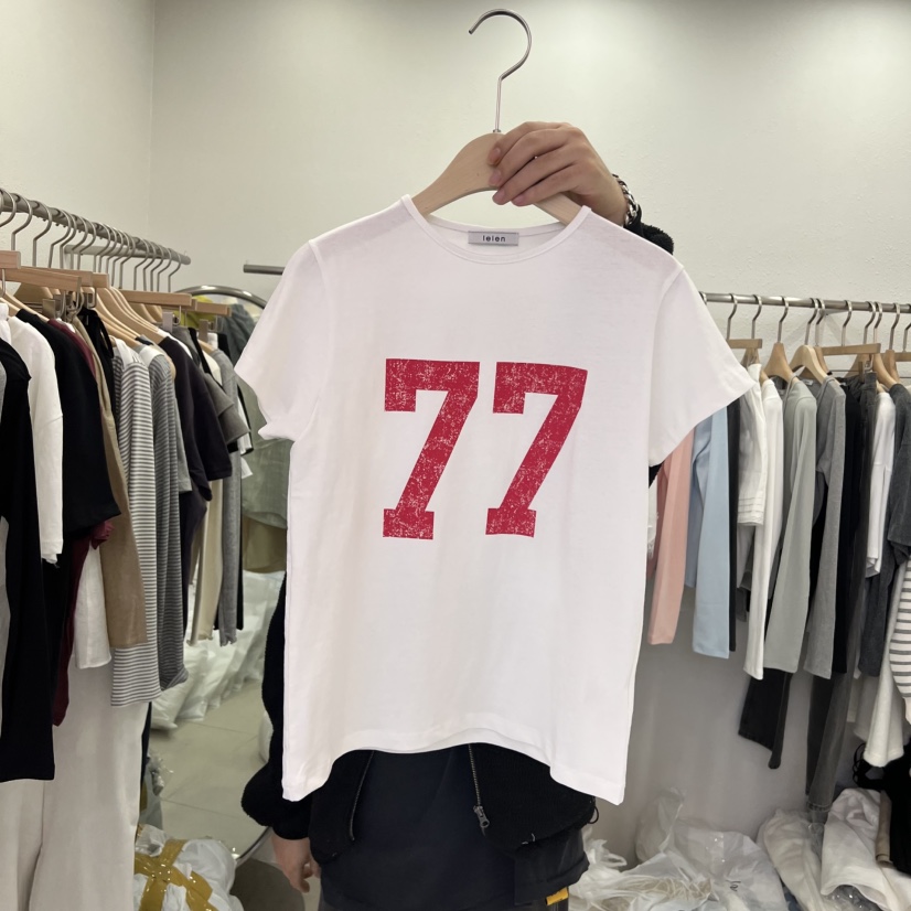 LELEN東大門實拍女士新品真品時尚26春夏推薦熱賣職業T恤LELENT恤圖色2