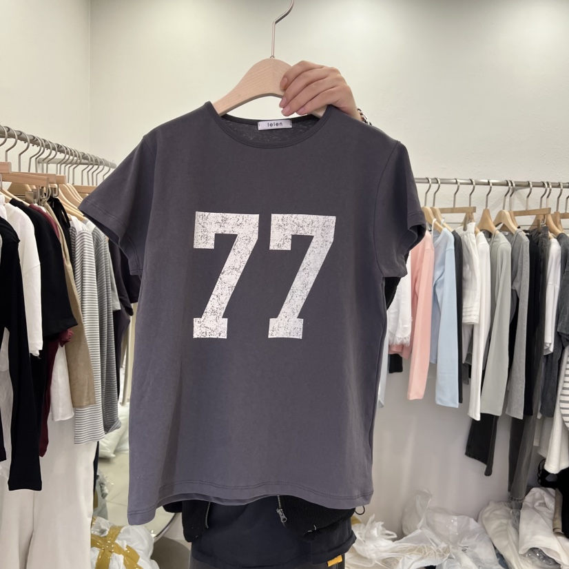 LELEN東大門實拍女士新品真品時尚26春夏推薦熱賣職業T恤LELENT恤圖色3