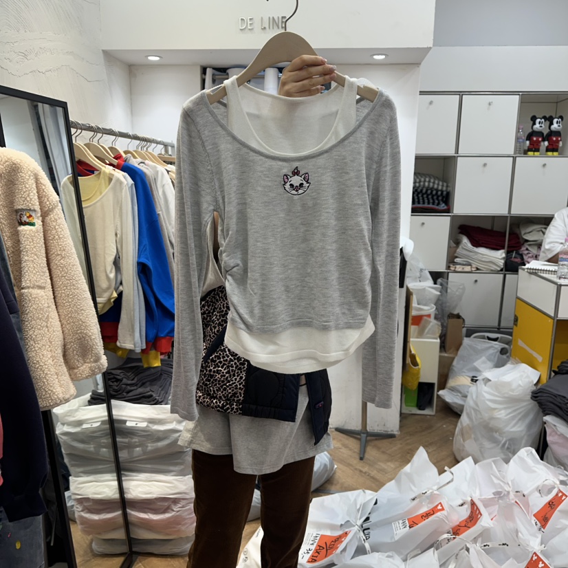 DE LINE韓國代購女士新品休閑26春夏人氣真品職業時尚套裝DE LINE套裝圖色3