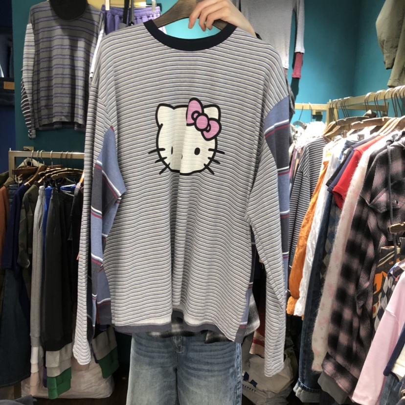 MERCI LINDA東大門實拍女士新品休閑時尚26春夏真品長袖T恤MERCI LINDA長袖T恤圖色1