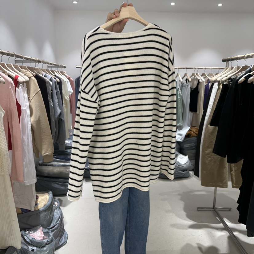 CONNAUGHT/DAILYJUD韓國直郵女裝新品人氣時尚長袖T恤條紋CONNAUGHT/DAILYJUD長袖T恤