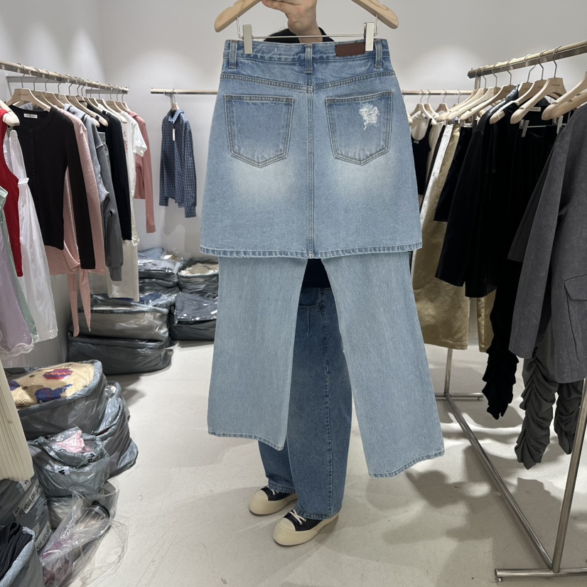 CONNAUGHT/DAILYJUD東大門實拍女裝新品真品時尚裙褲開衩CONNAUGHT/DAILYJUD裙褲