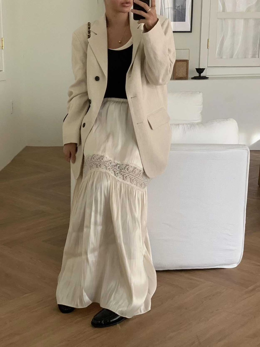 REPERTORY東大門實拍女裝新款推薦26春夏真品熱賣職業長裙REPERTORY長裙