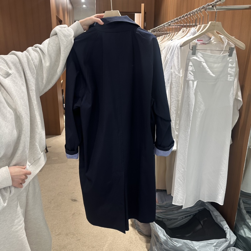REPERTORY韓國直郵女士新品推薦熱賣職業真品時尚長款風衣REPERTORY長款風衣