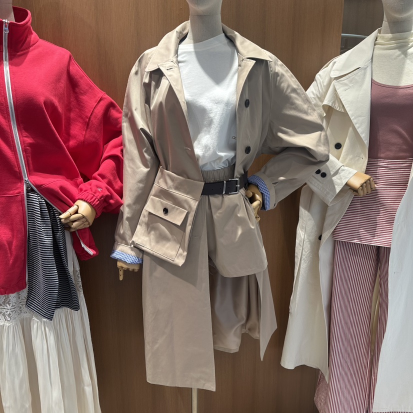 REPERTORY韓國直郵女士新品推薦熱賣職業真品時尚長款風衣REPERTORY長款風衣圖色1