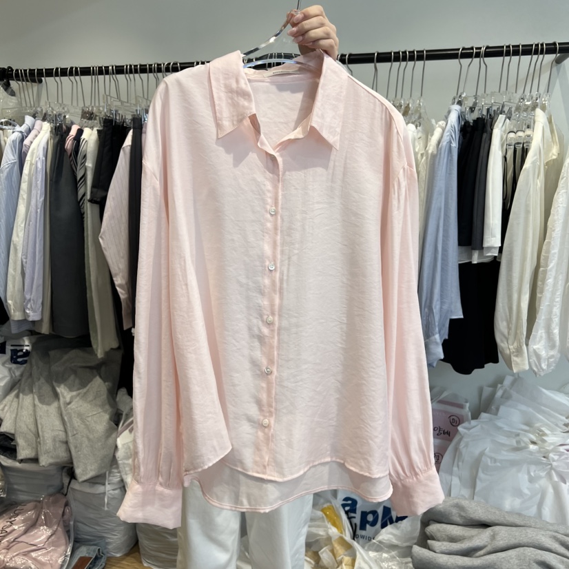 RIVEROOM韓國直郵女士新款時尚人氣推薦真品職業襯衫蕾絲衫RIVEROOM襯衫/蕾絲衫圖色2