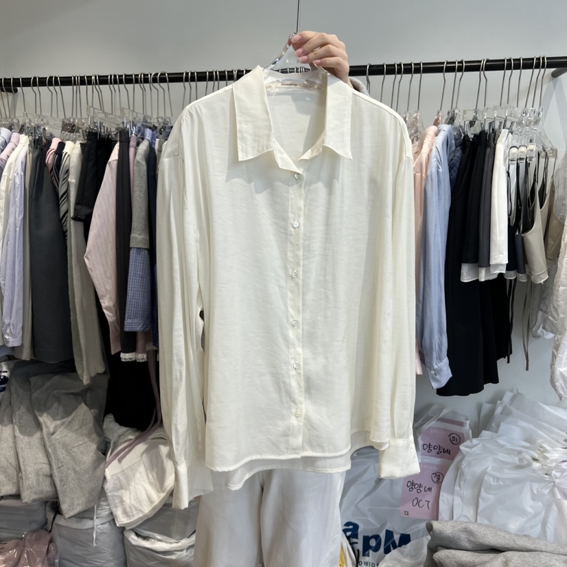 RIVEROOM韓國直郵女士新款時尚人氣推薦真品職業襯衫蕾絲衫RIVEROOM襯衫/蕾絲衫圖色3