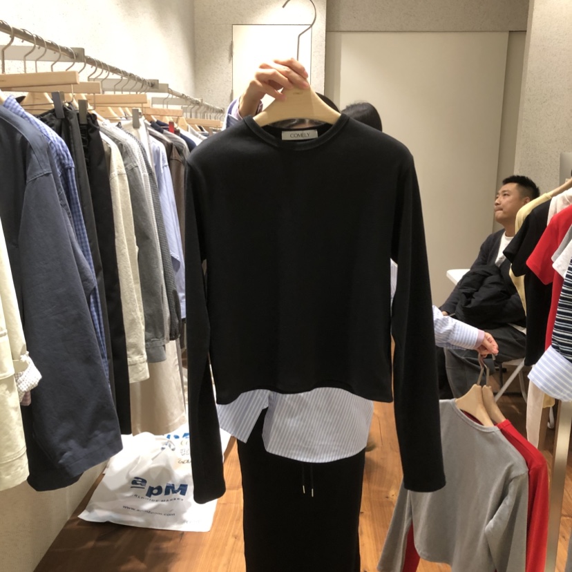 COMELY東大門直郵女裝新款職業推薦人氣真品時尚熱賣長袖T恤COMELY長袖T恤圖色4