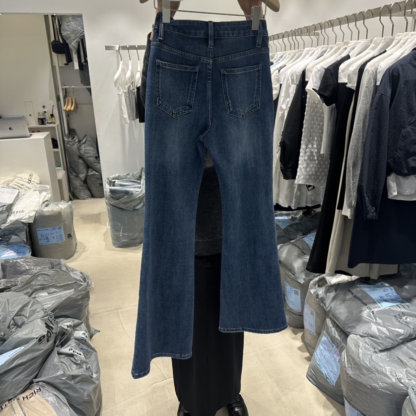 RICH SISTER東大門代購女士新品休閑時尚熱賣26春夏牛仔褲RICH SISTER牛仔褲