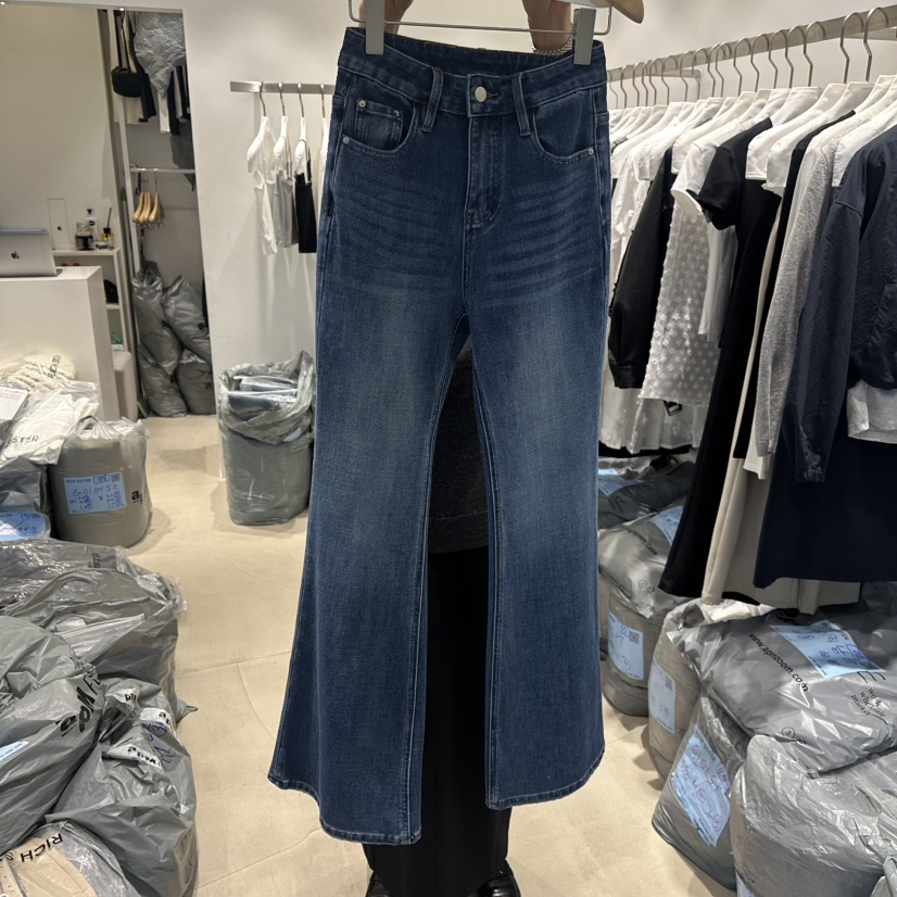 RICH SISTER東大門代購女士新品休閑時尚熱賣26春夏牛仔褲RICH SISTER牛仔褲圖色1