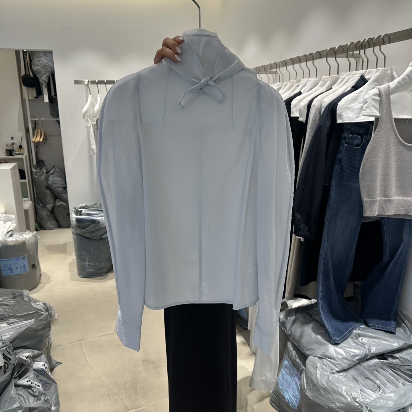 RICH SISTER東大門代購女裝新款真品26春夏熱賣襯衫蕾絲衫RICH SISTER襯衫/蕾絲衫圖色1藍色