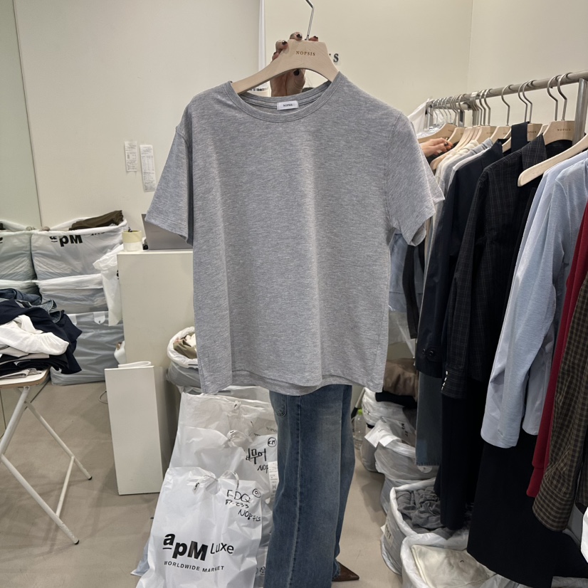 NOPSIS韓國代購女士新款休閑職業時尚26春夏人氣熱賣推薦T恤NOPSIST恤圖色1