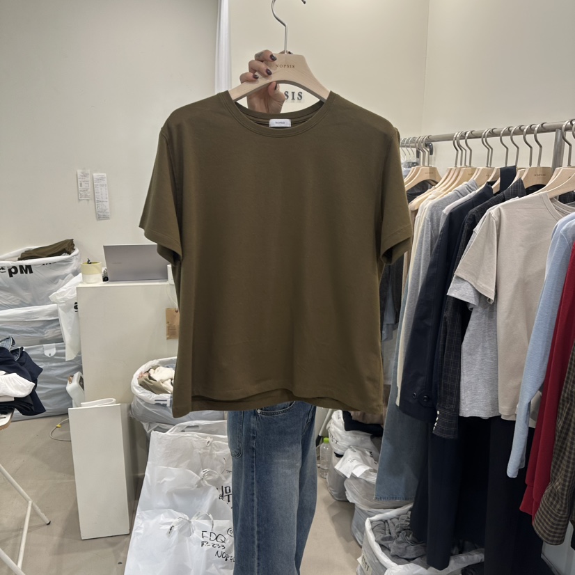 NOPSIS韓國代購女士新款休閑職業時尚26春夏人氣熱賣推薦T恤NOPSIST恤圖色4