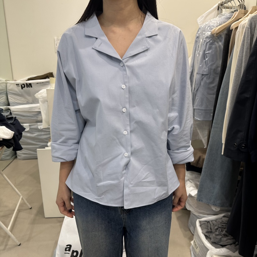 NOPSIS東大門代購女裝新品推薦26春夏休閑真品襯衫蕾絲衫NOPSIS襯衫/蕾絲衫圖色2