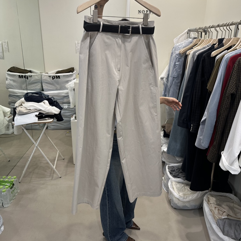 NOPSIS東大門直郵女士新品人氣26春夏時尚休閑褲不含腰帶NOPSIS休閑褲圖色2